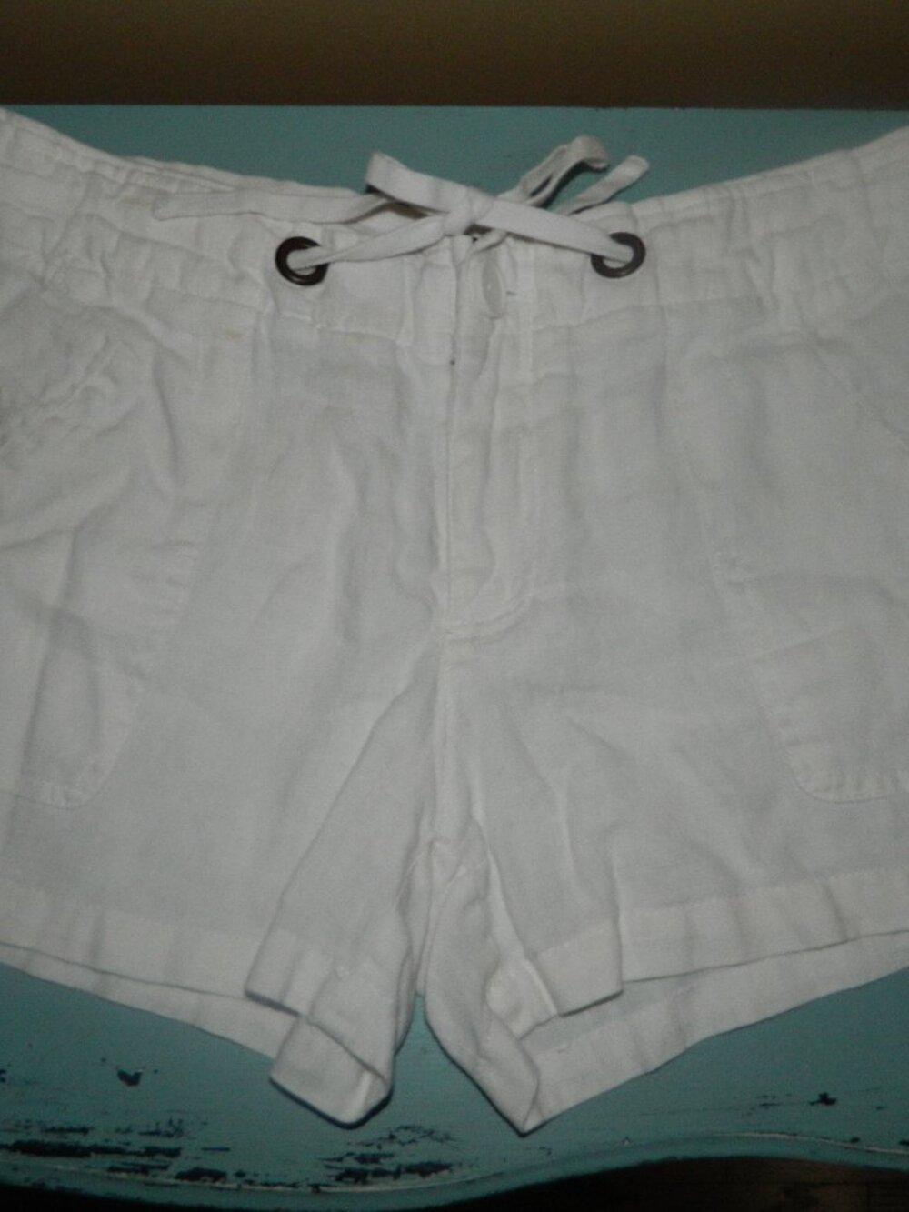 Sanctuary Linen White Beach Shorts Size 30 (WW-10)
